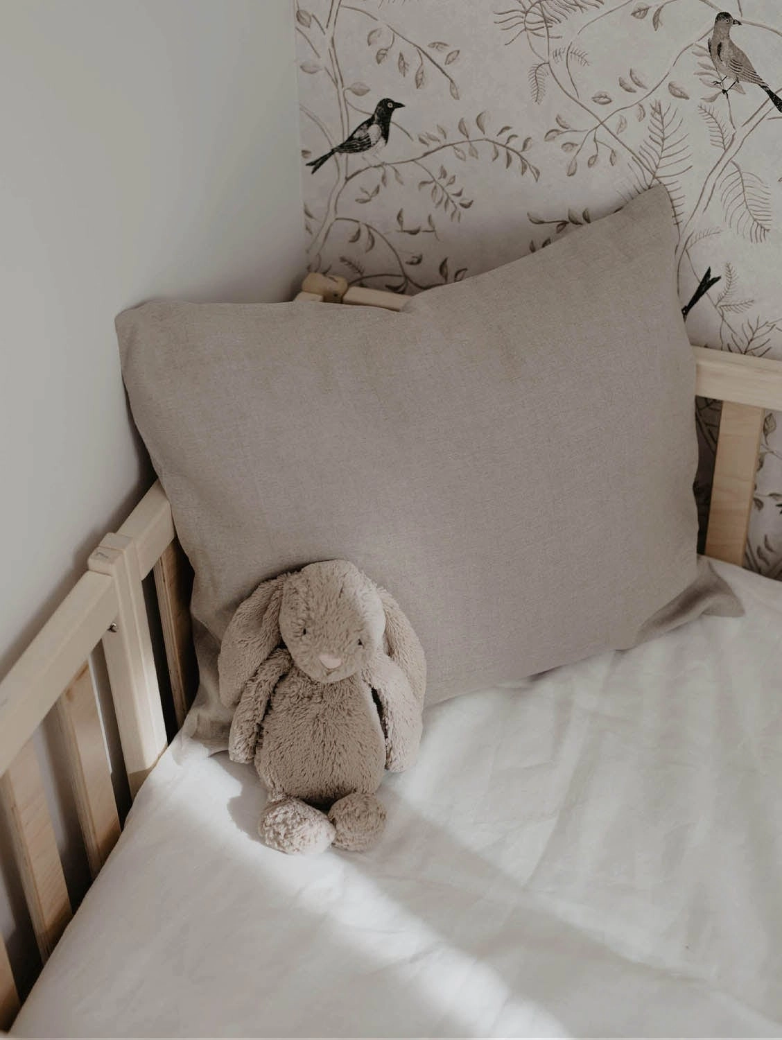 Natural Linen Baby Bedding Set | Multiple Colours