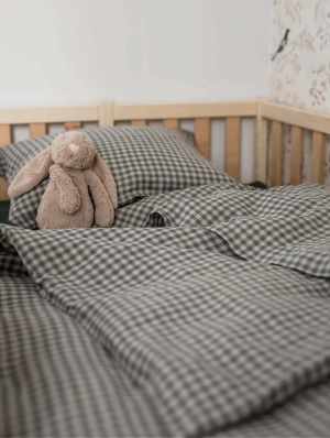 Natural Linen Baby Bedding Set | Multiple Colours