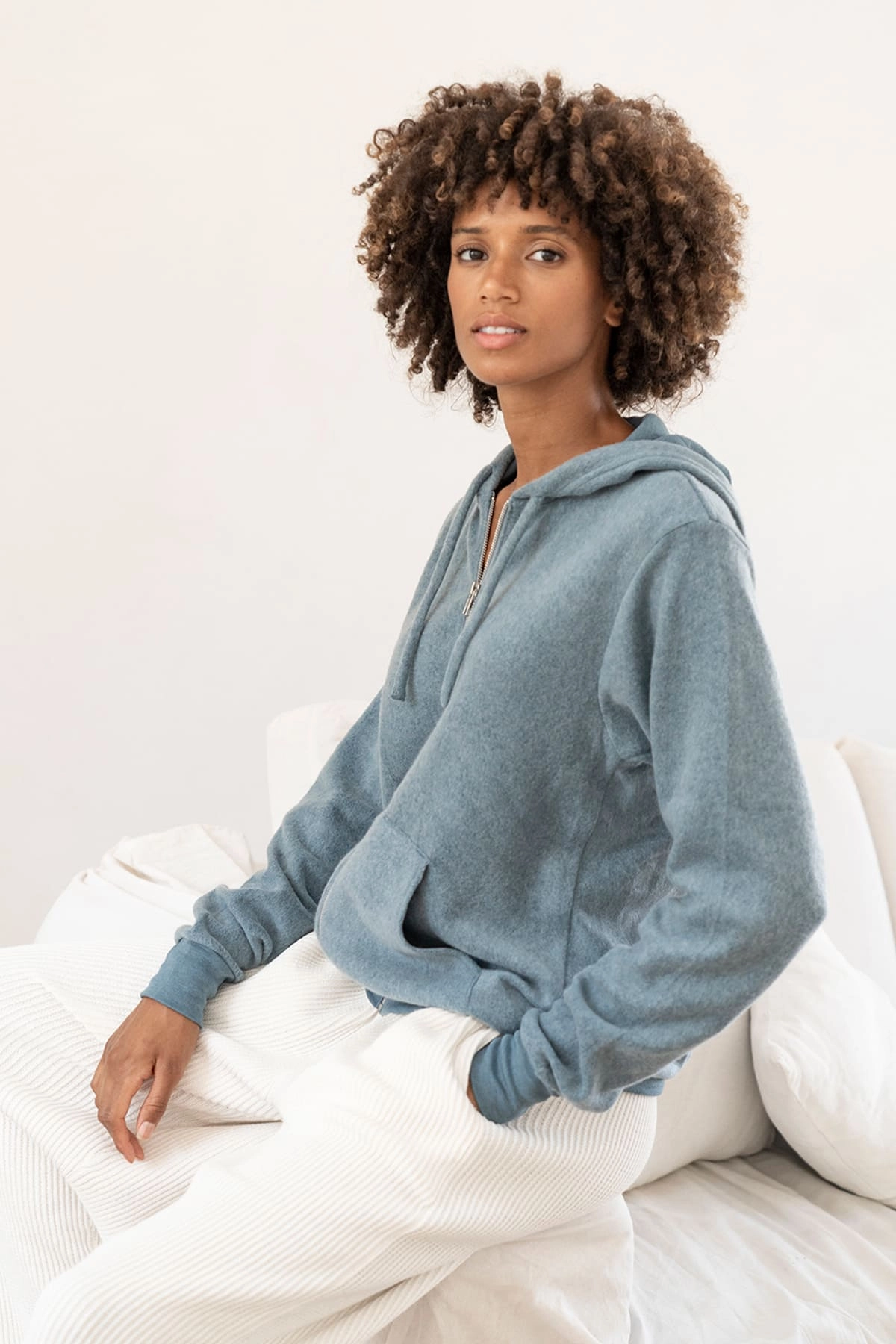 Neutral Fleece Hoodie