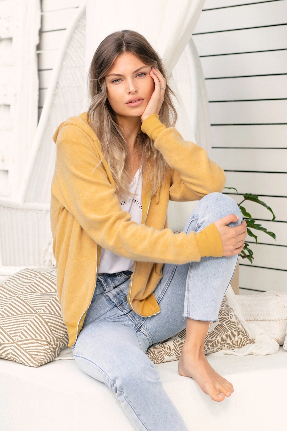 Neutral Fleece Hoodie