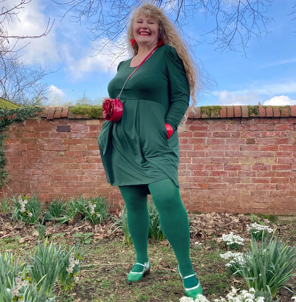 Opaque 80 Den Tights - Foliage