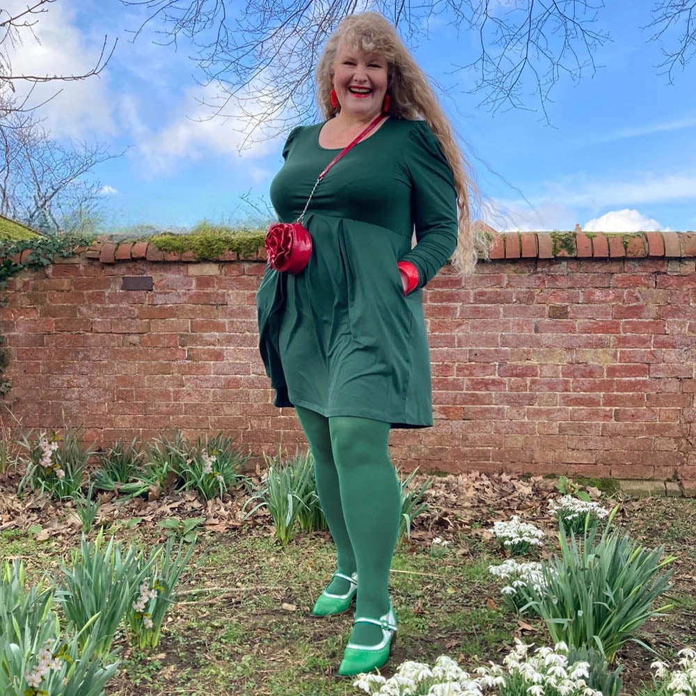 Opaque 80 Den Tights - Foliage