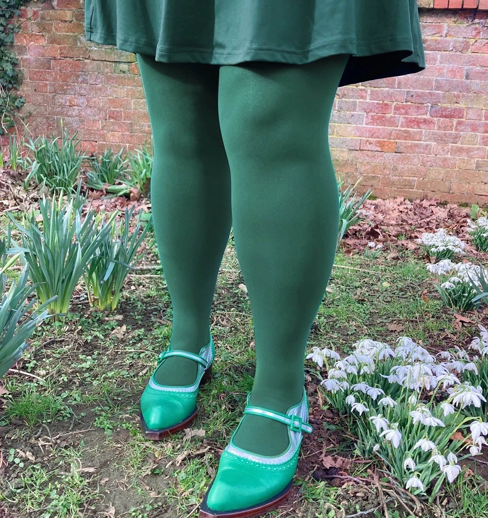 Opaque 80 Den Tights - Foliage