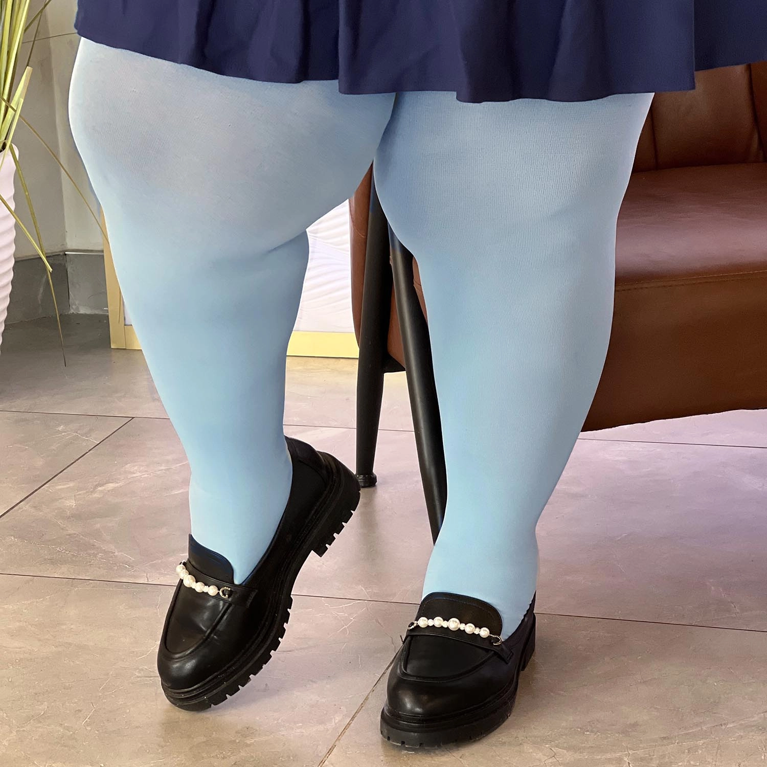 Opaque 80 Den Tights - Menthe Glacier