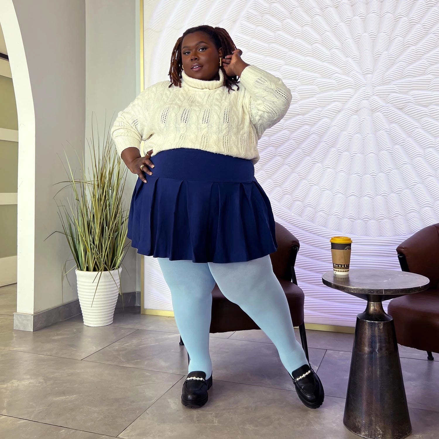 Opaque 80 Den Tights - Menthe Glacier