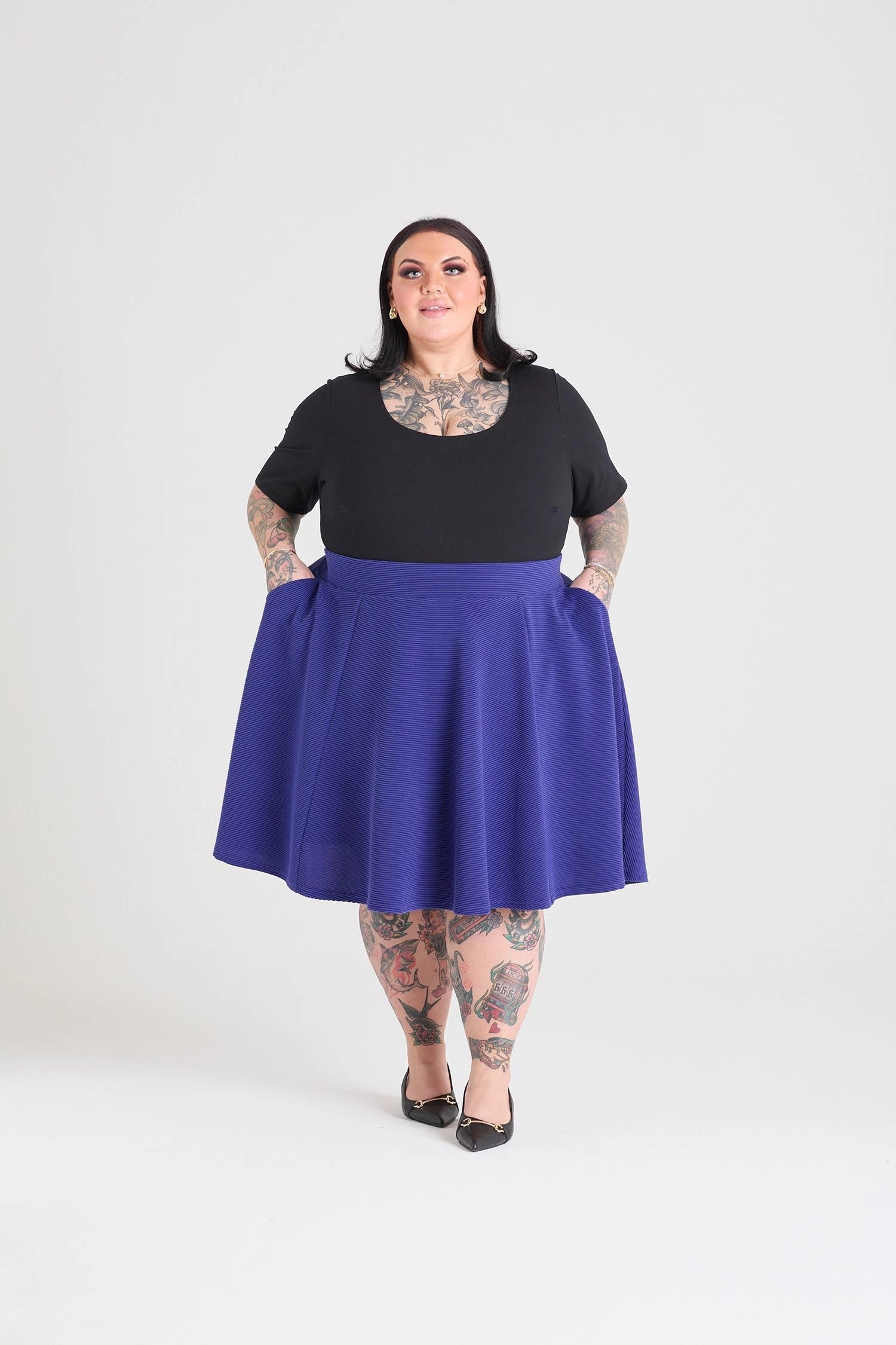 Ottoman Flare Skirt - Aretha