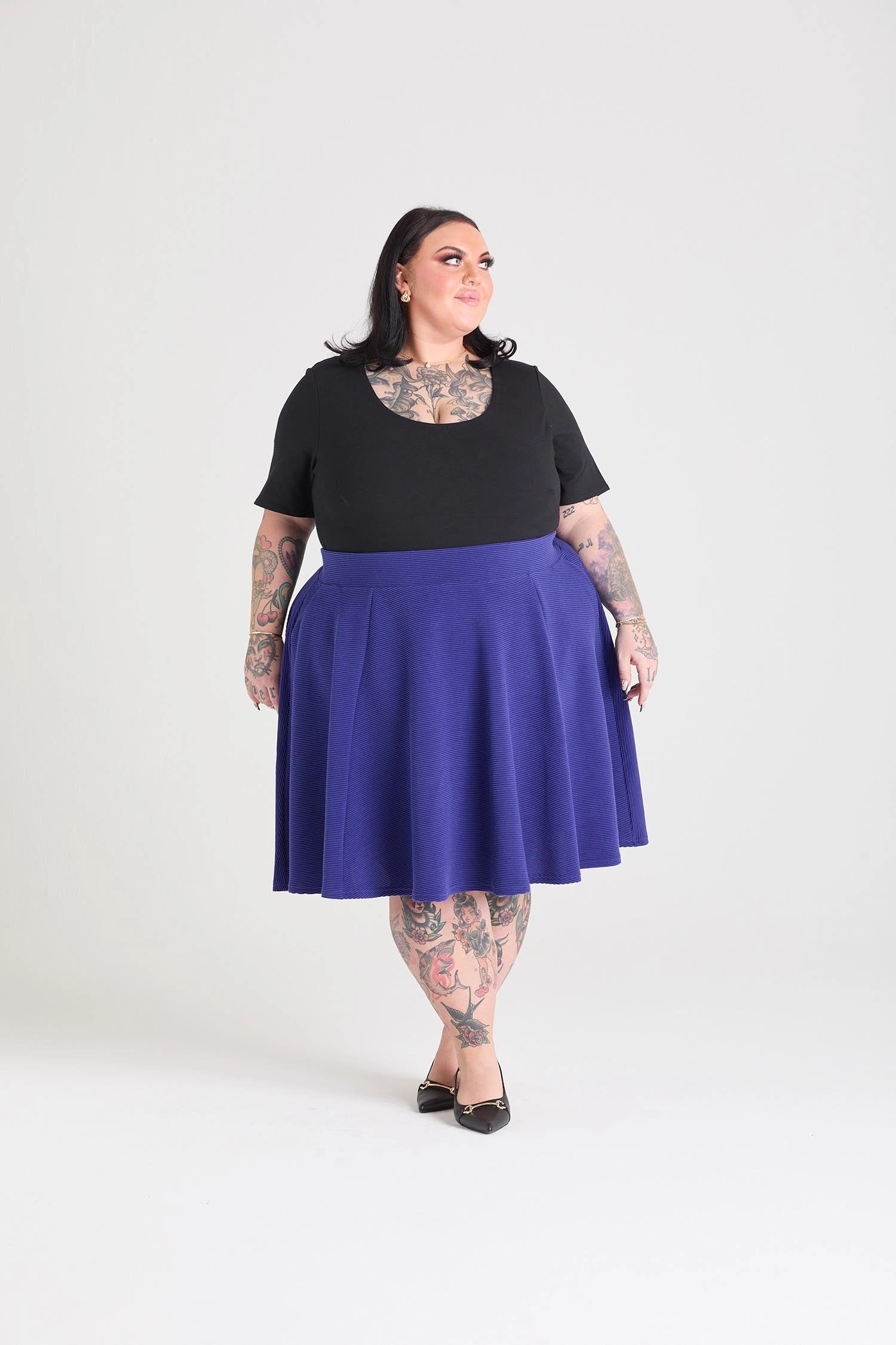 Ottoman Flare Skirt - Aretha