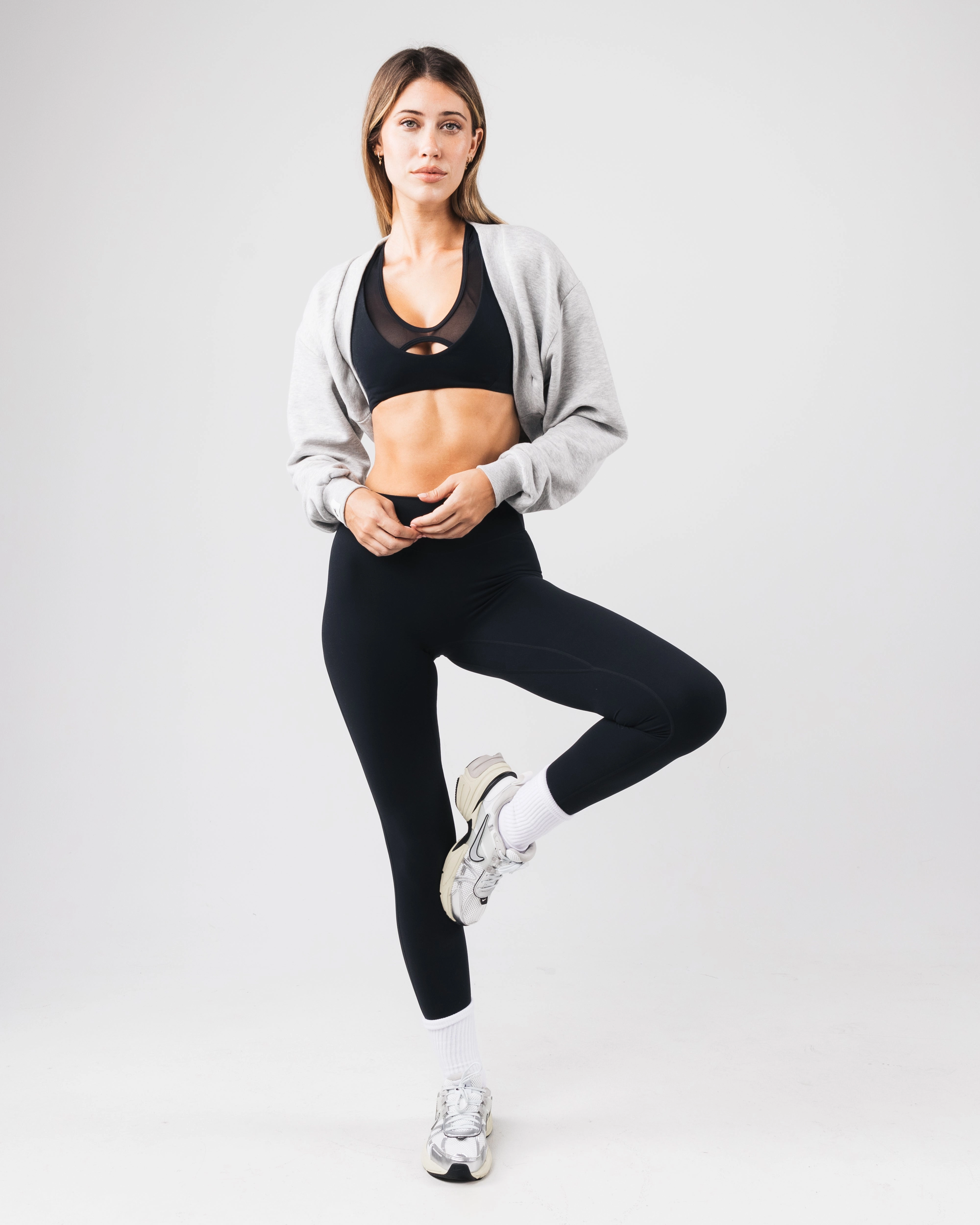Overlay Shrug - Heather Cloud