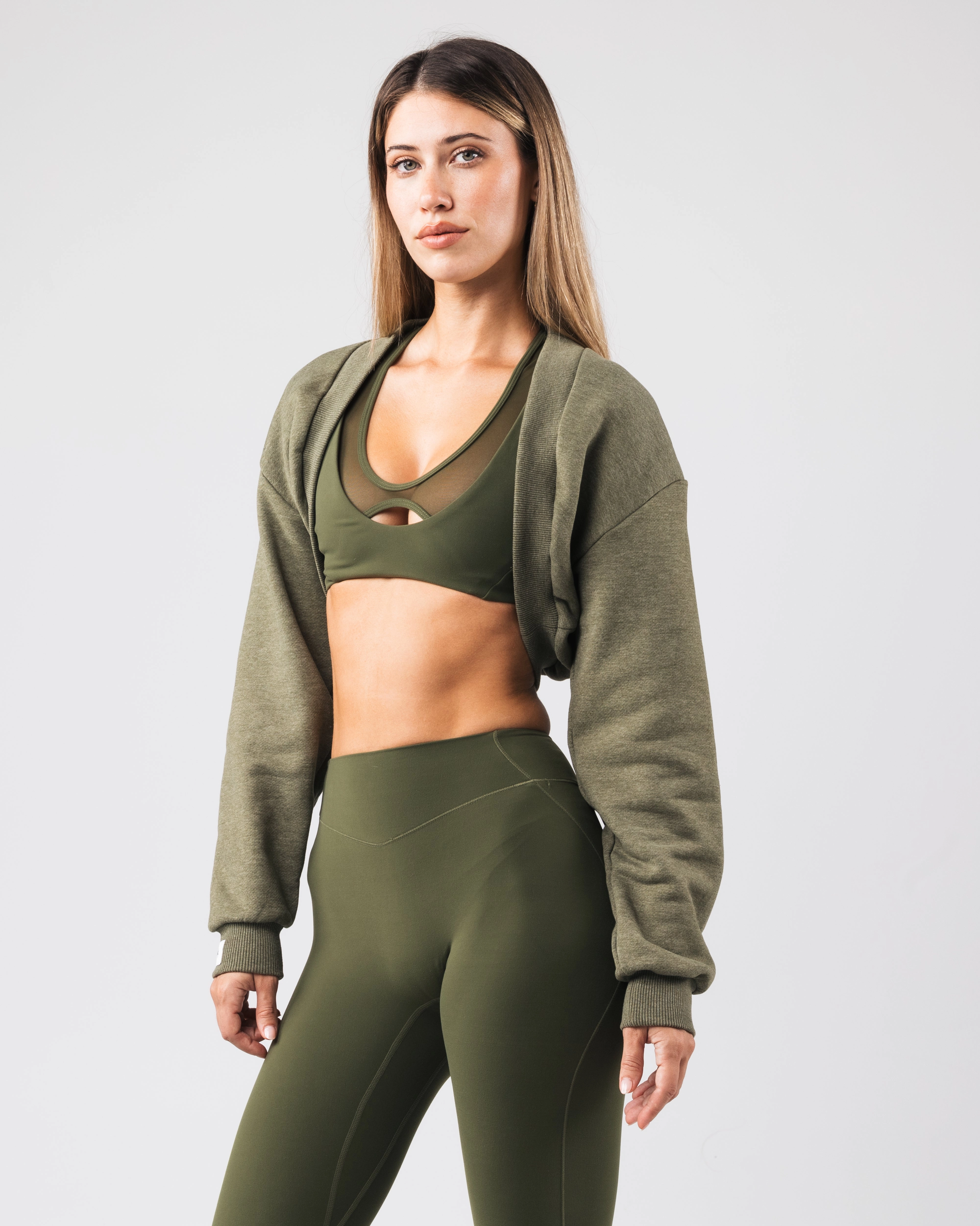 Overlay Shrug - Heather Grand