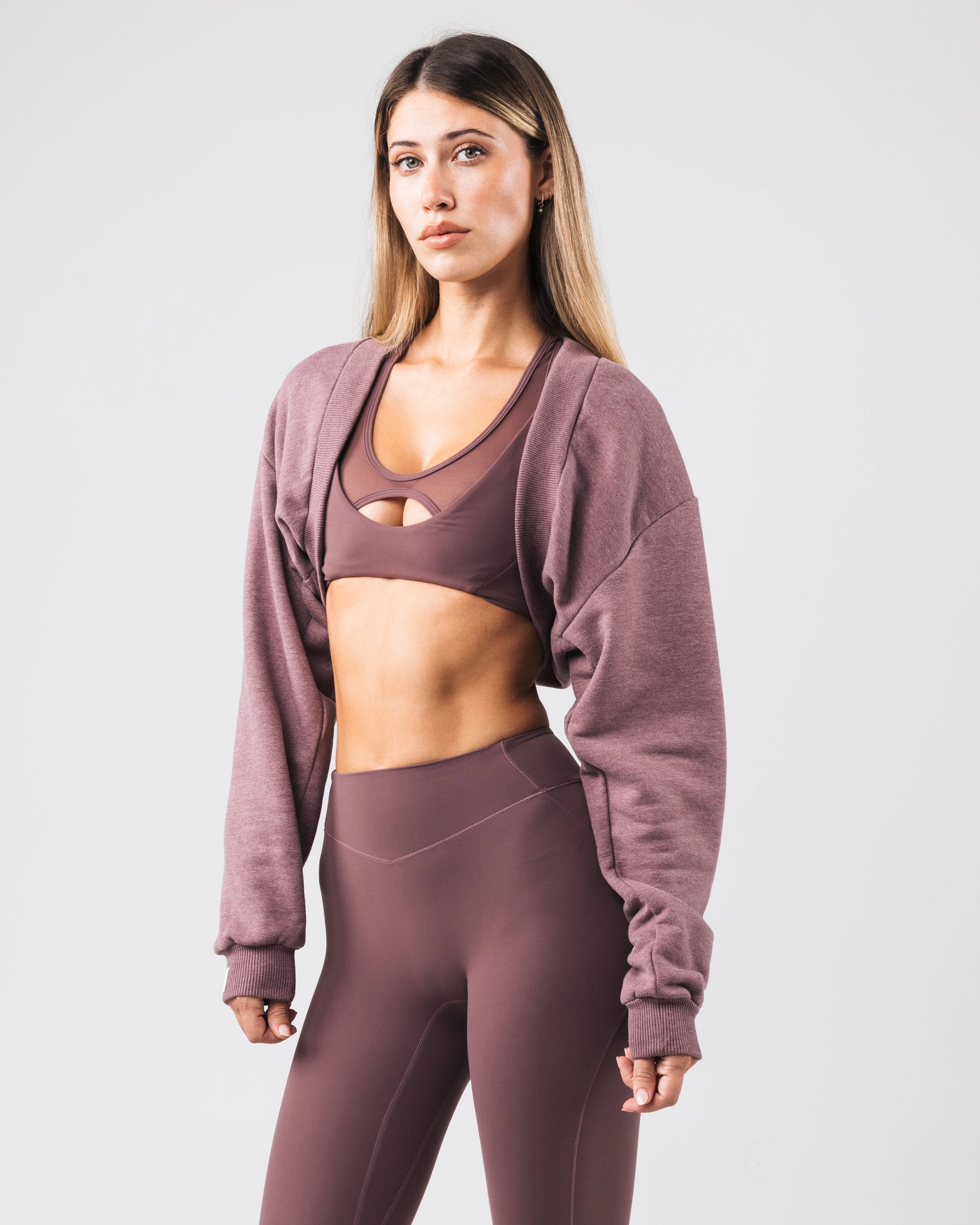 Overlay Shrug - Heather Sugar