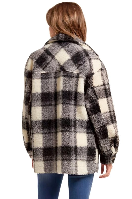 Plaid Teddy Sherpa