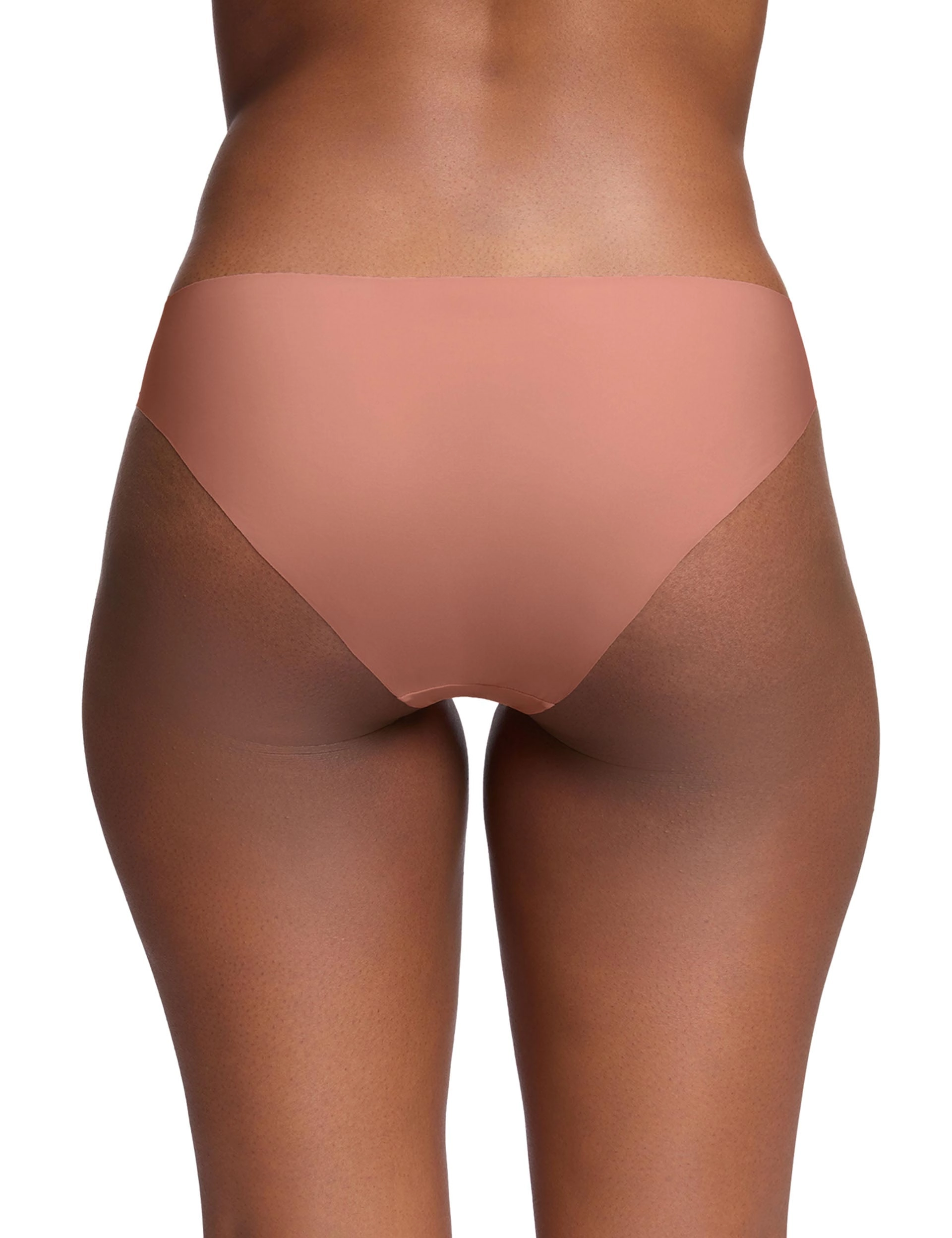Pure Stretch 3-Pack No Show Bikini - Canyon Pink/Grey Matter/Grey Dawn