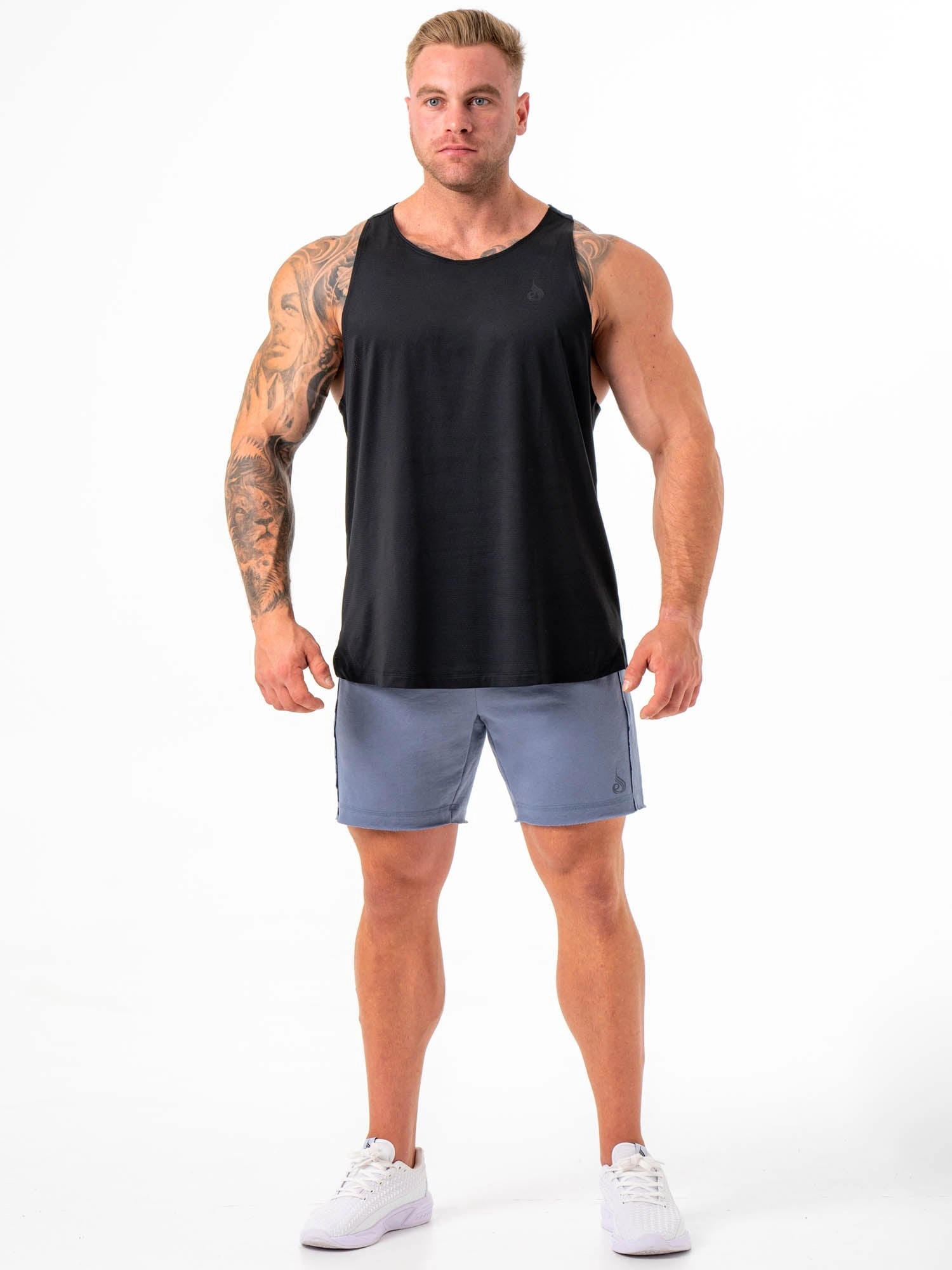 Pursuit Track Shorts - Denim Blue