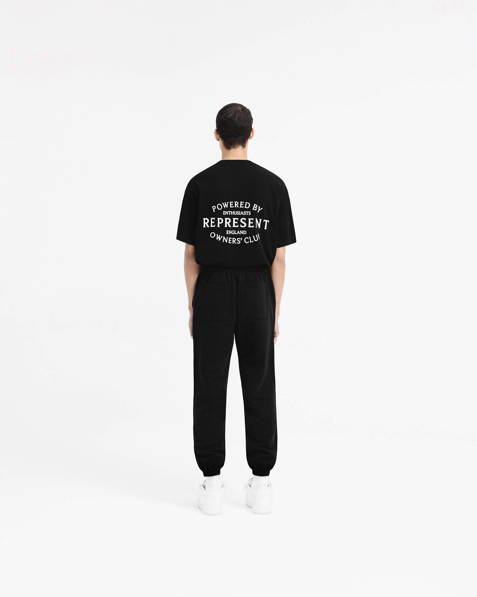 Represent Owners Club Stamp Sweatpant - Jet Black