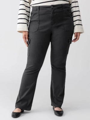 Sculpted Hayden Bootcut Standard Rise Pant Black Extended Sizing