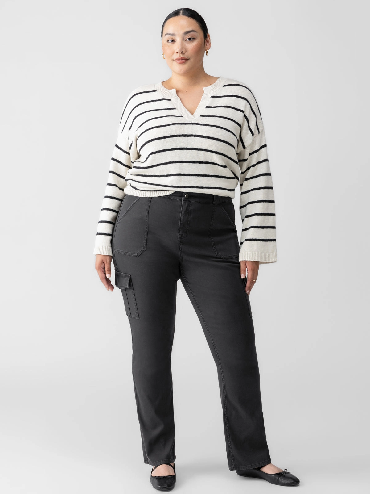 Sculpted Hayden Bootcut Standard Rise Pant Black Extended Sizing
