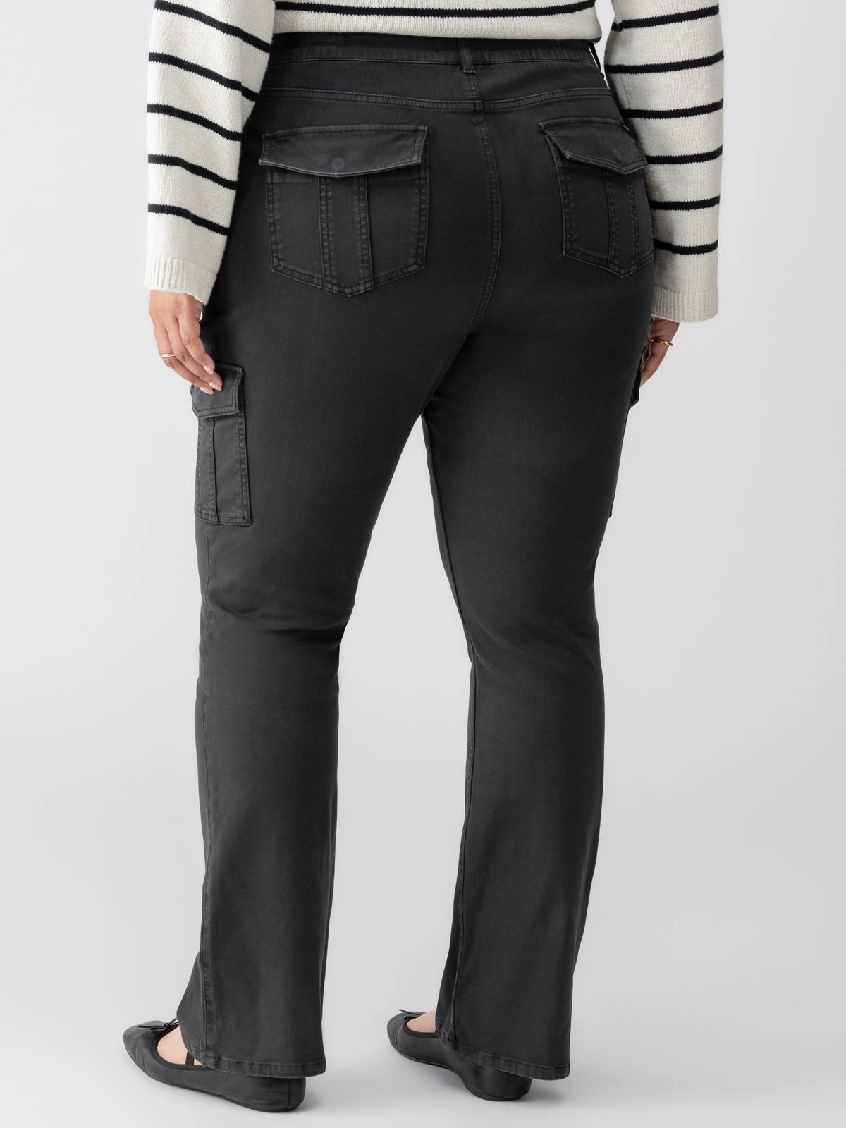 Sculpted Hayden Bootcut Standard Rise Pant Black Extended Sizing