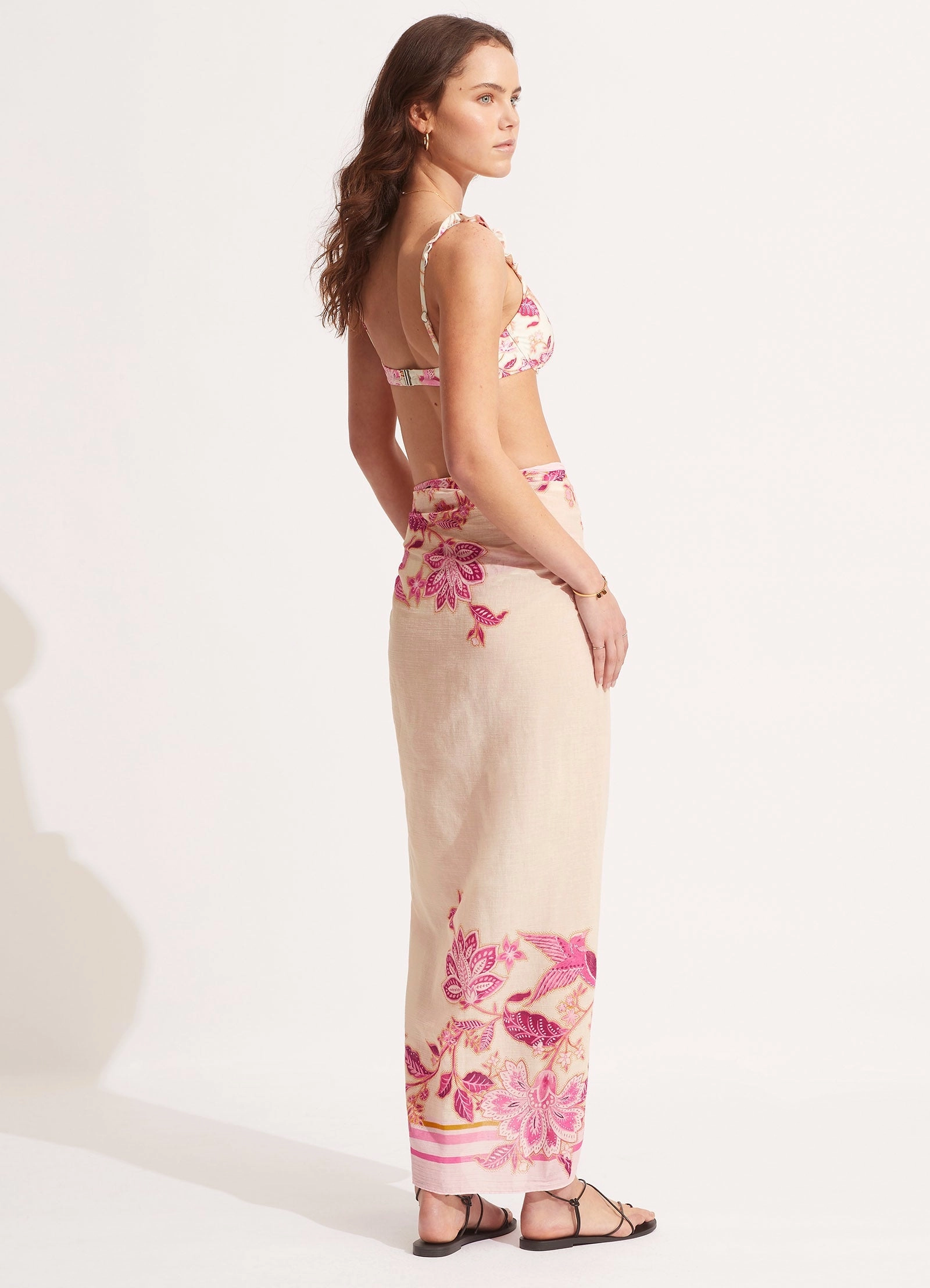 Silk Road Sarong - Parfait Pink