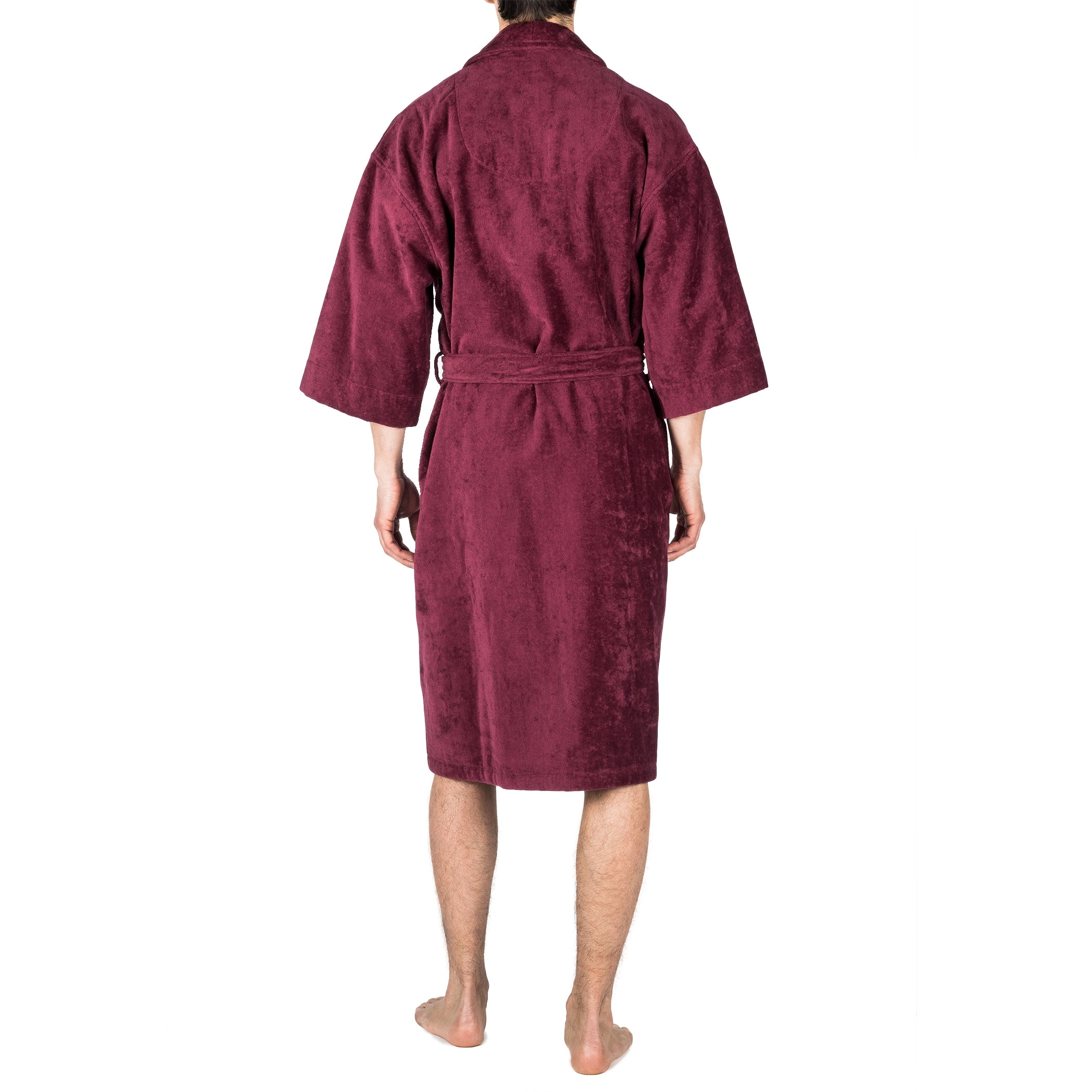 Solid Terry Velour Shawl Robe