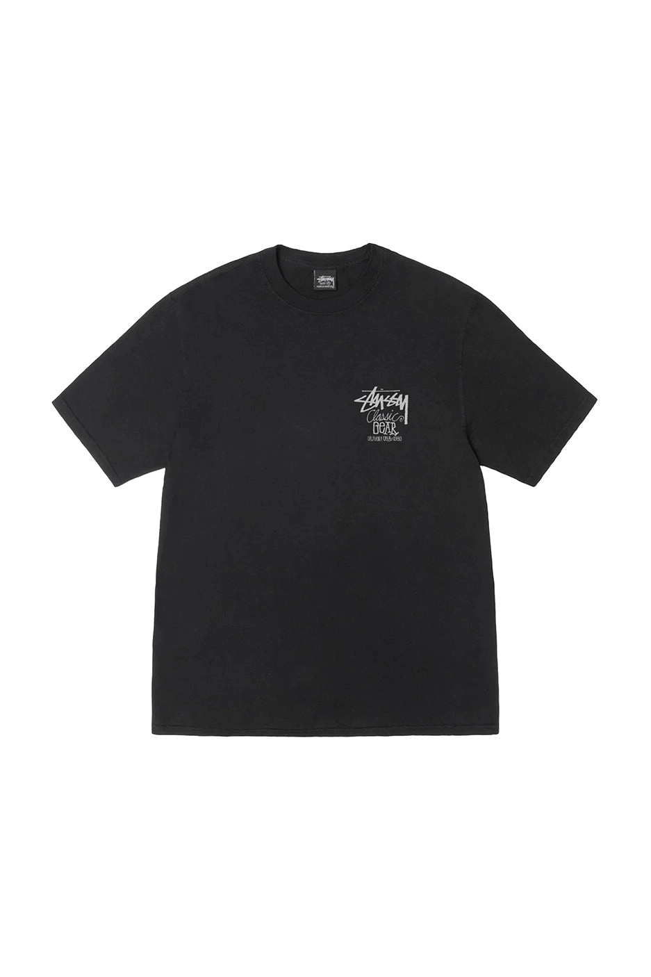 Stussy Classic Gear Pig Dyed Tee 'Black'