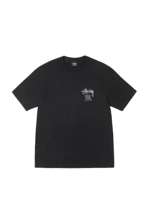Stussy Classic Gear Pig Dyed Tee 'Black'