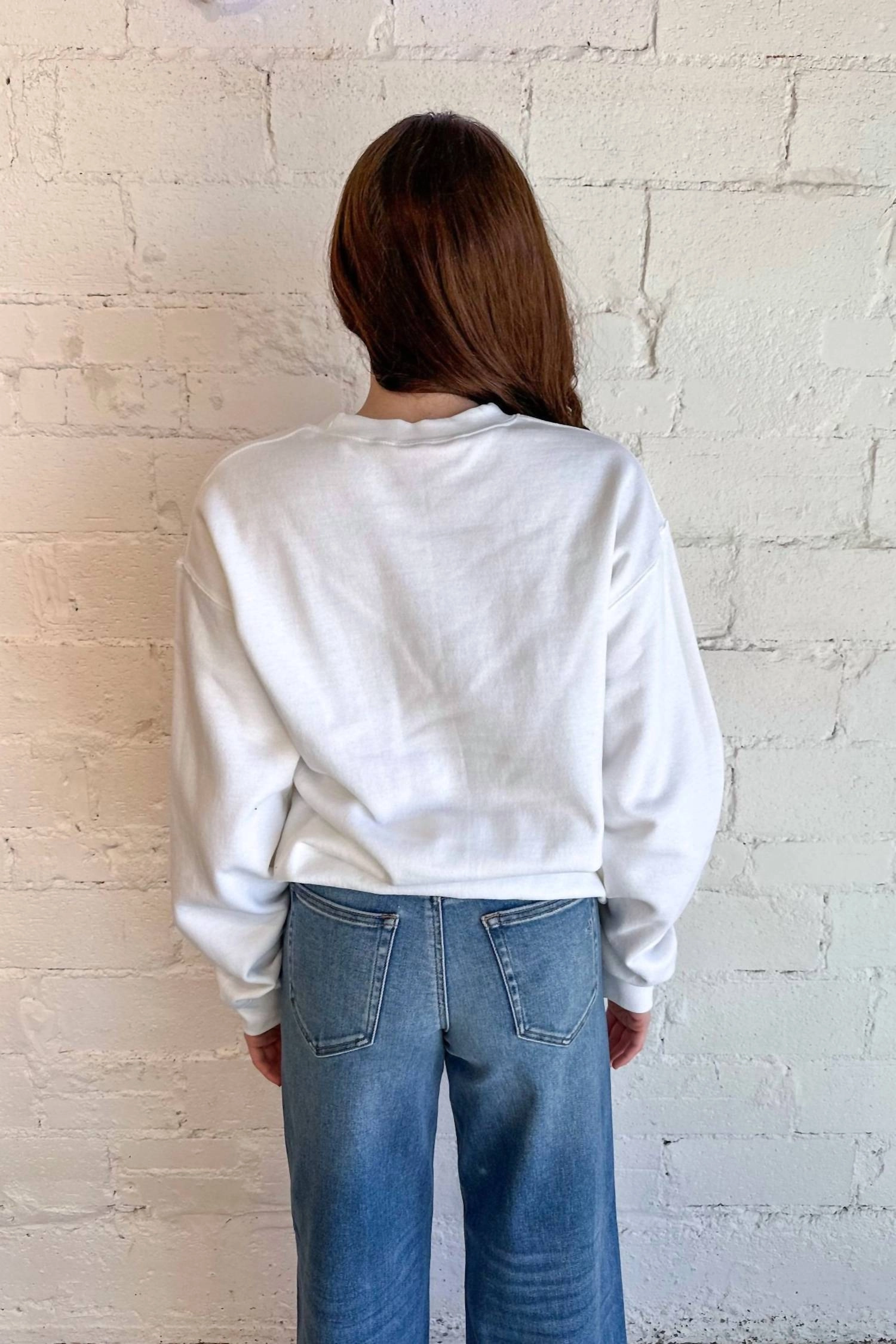 'tis The Season Graphic Sweatshirt In White