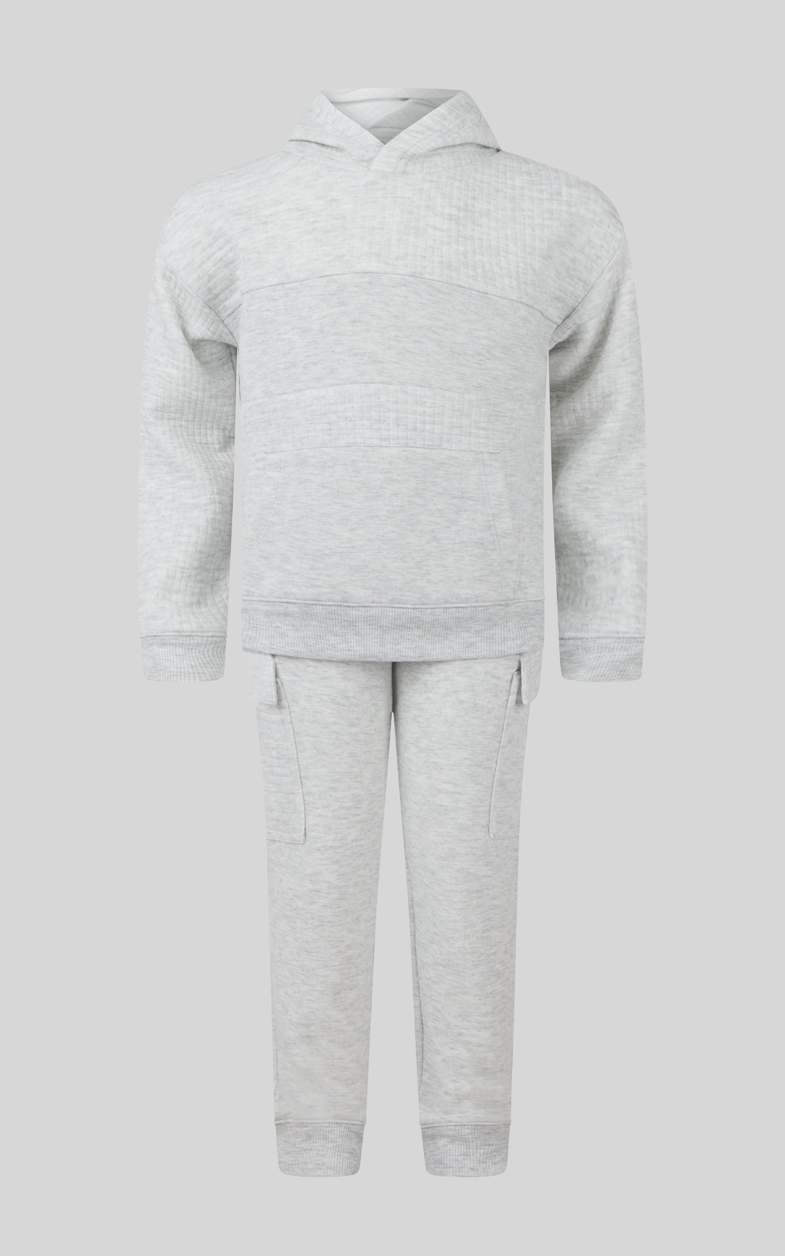 Toddler Boys 2 PC Quilted Hoodie and Jogger Set