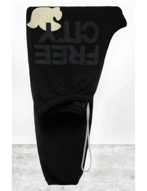 Unisex Flow Sweatpant, Blackspace Cream