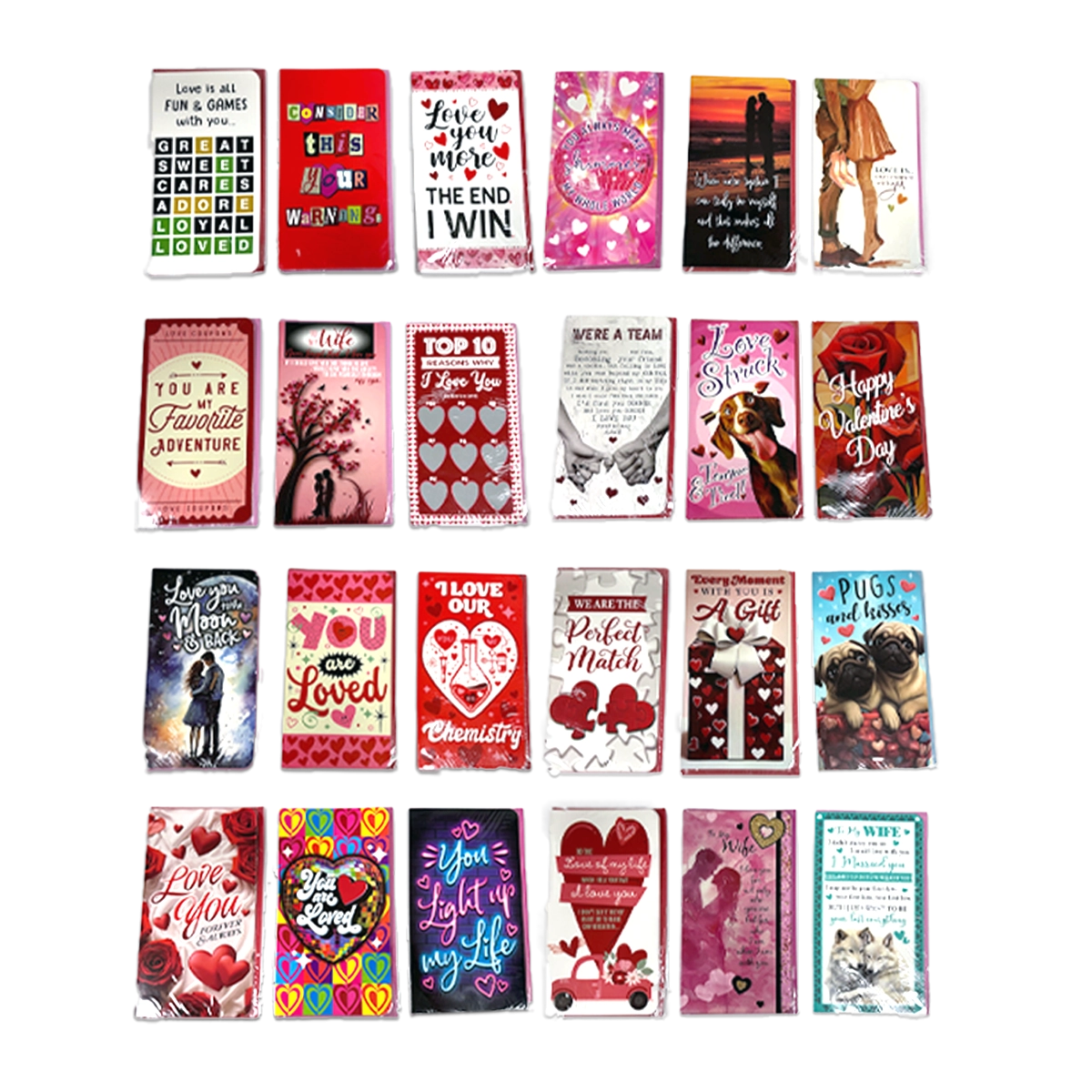 Valentine's Day Rose Plush and Gift Assortment Floor Display - 58 Pieces Per Retail Ready Display 88575