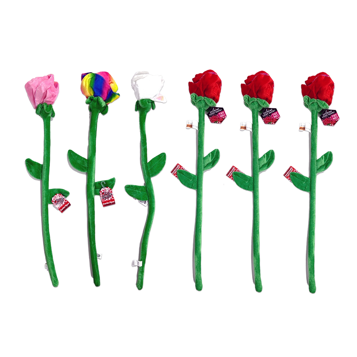 Valentine's Day Rose Plush and Gift Assortment Floor Display - 58 Pieces Per Retail Ready Display 88576