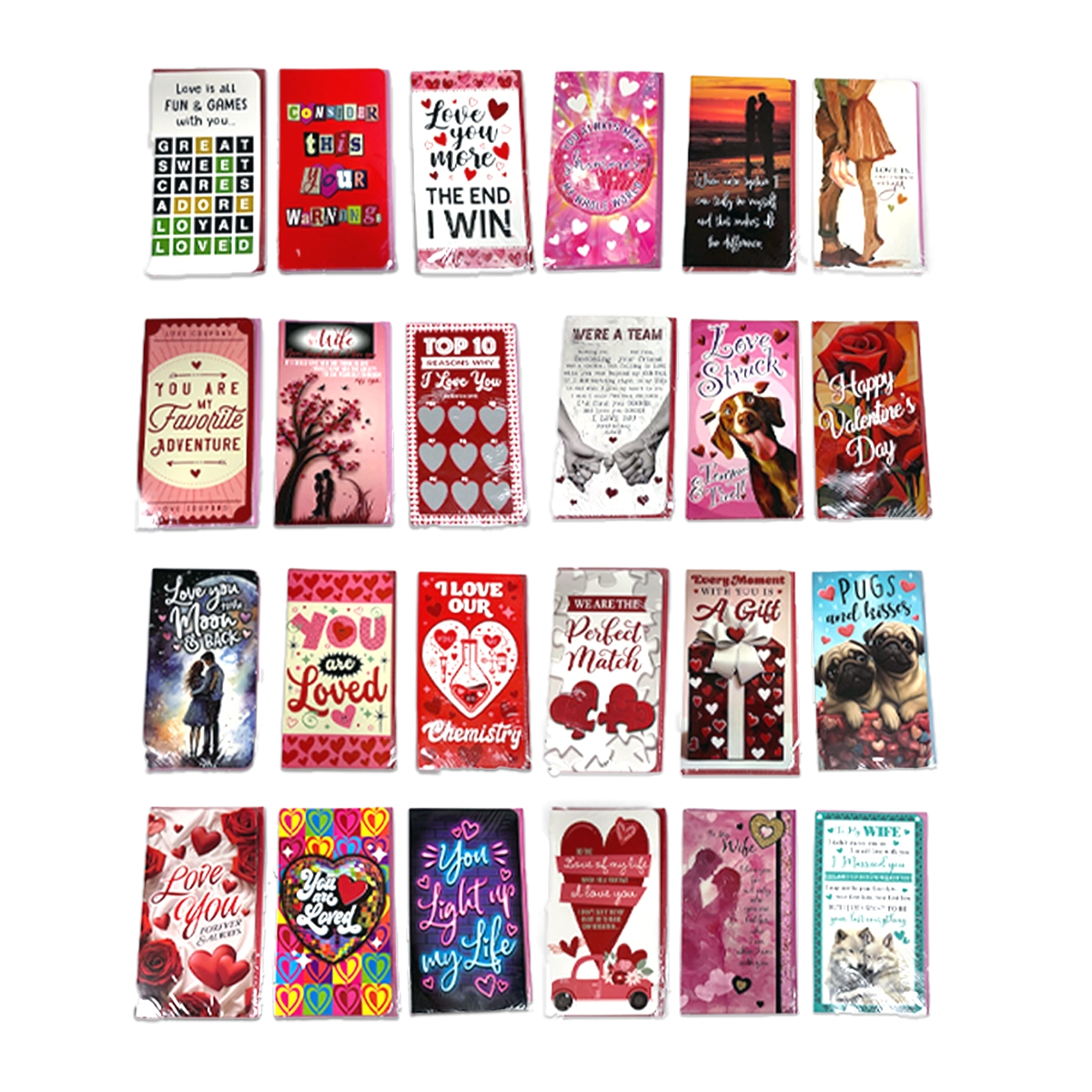Valentine's Day Rose Plush and Gift Assortment Floor Display - 58 Pieces Per Retail Ready Display 88576