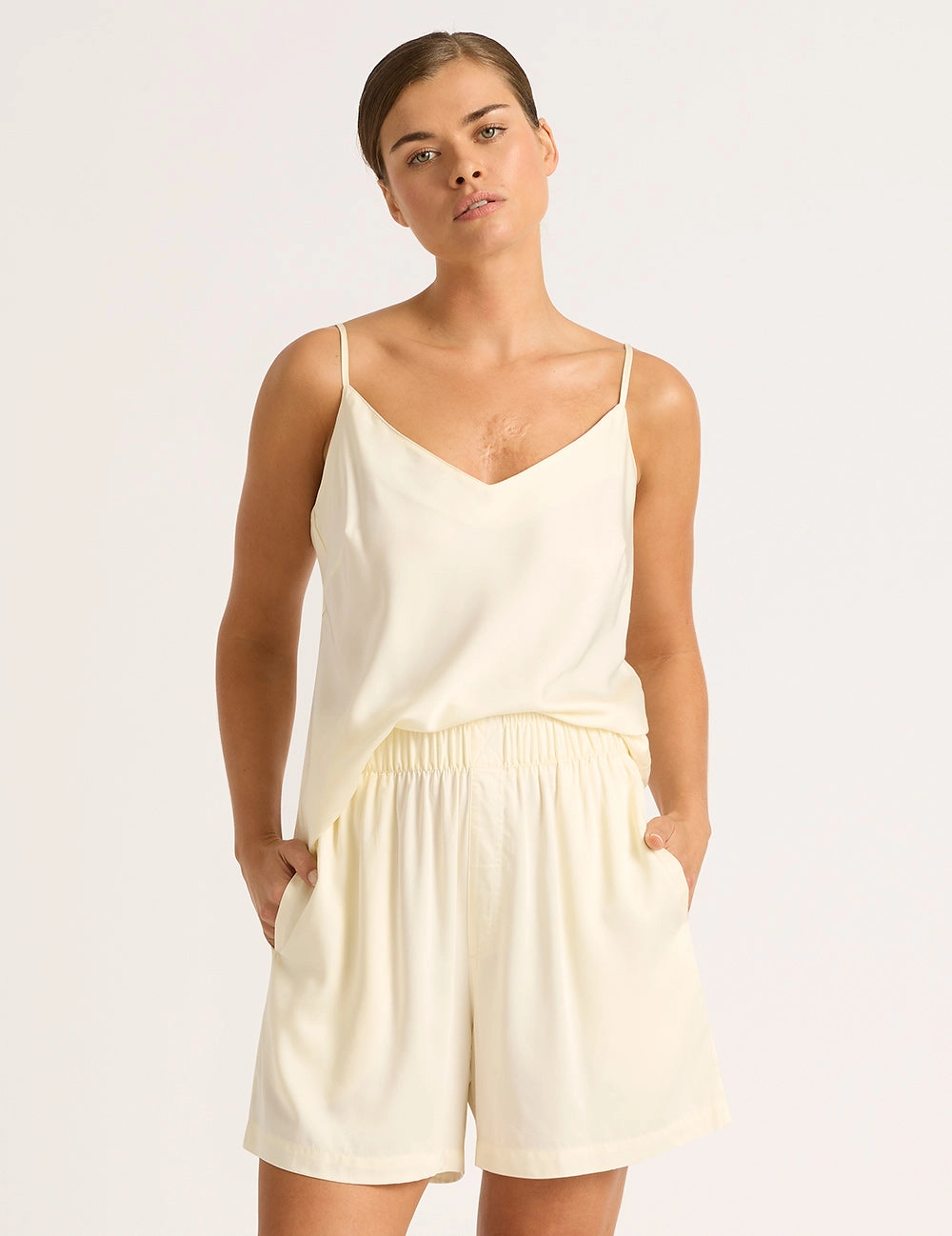 Vegan Silk Short - Pearl
