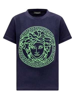 Versace Kids Medusa Printed Crewneck T-Shirt