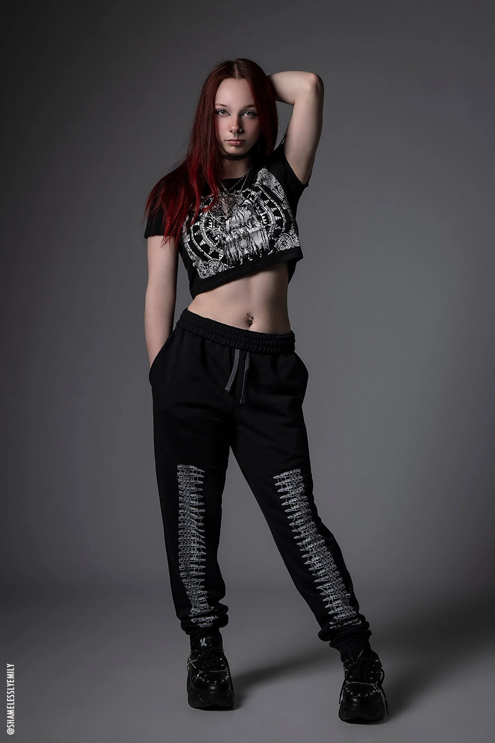 Western Goth Bullet Joggers