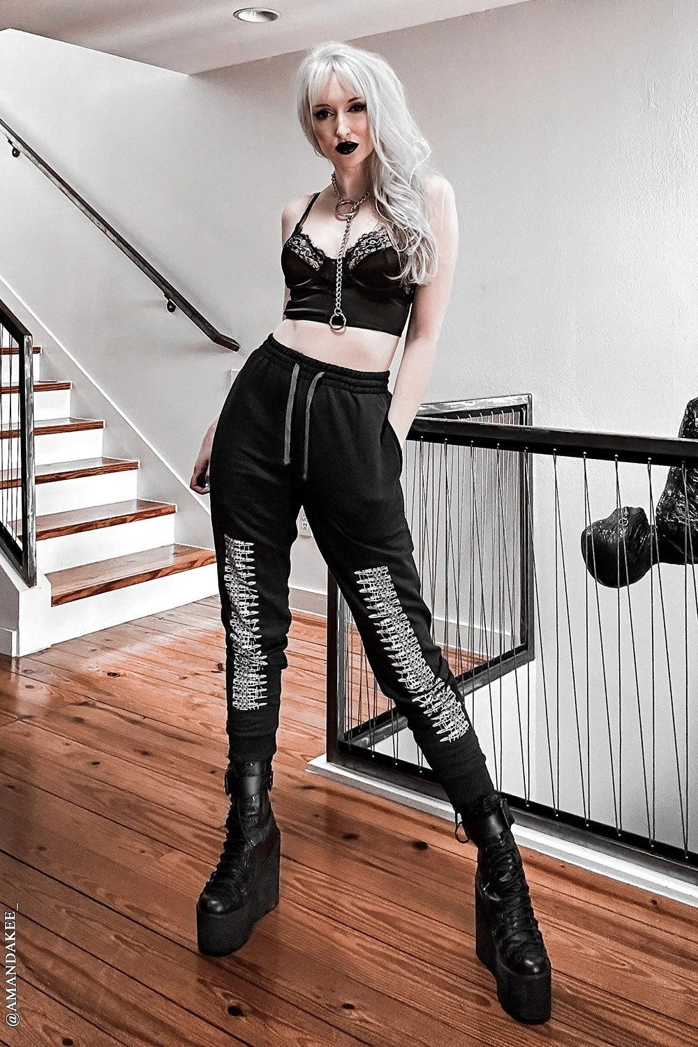 Western Goth Bullet Joggers