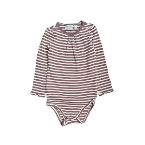 Wheat Striped Onesie