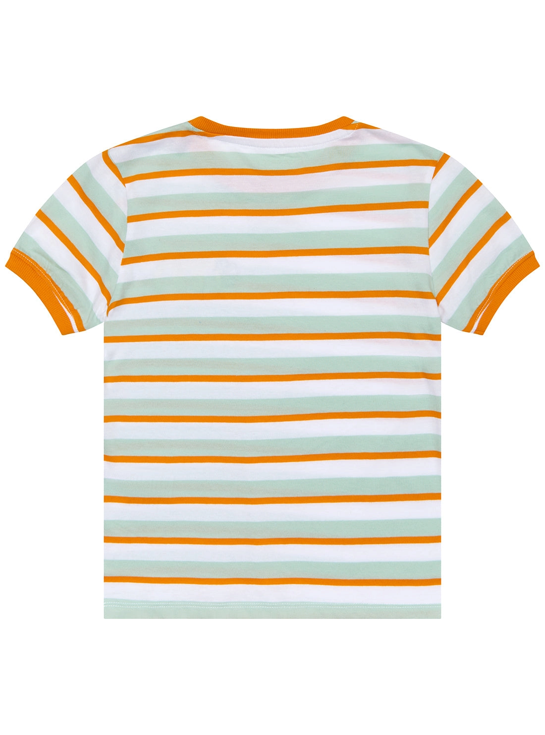 White and Orange Stripe 1981 Peace T-Shirt (2-7)
