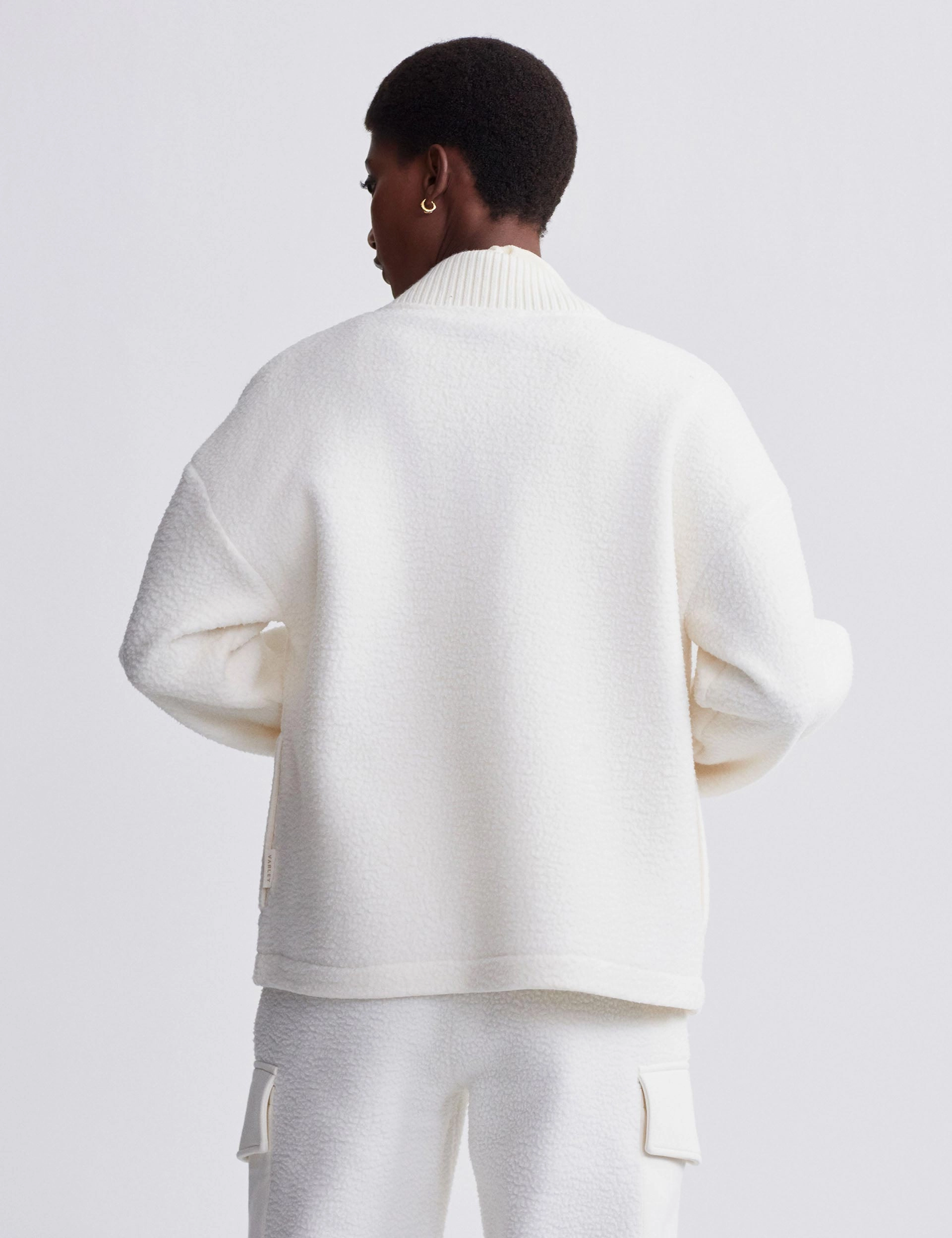 Willmont Patch Pocket Fleece - Egret