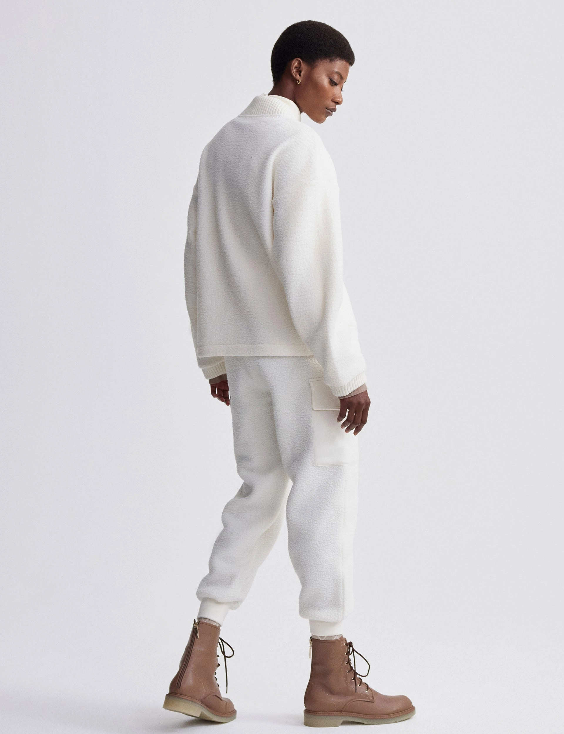 Willmont Patch Pocket Fleece - Egret